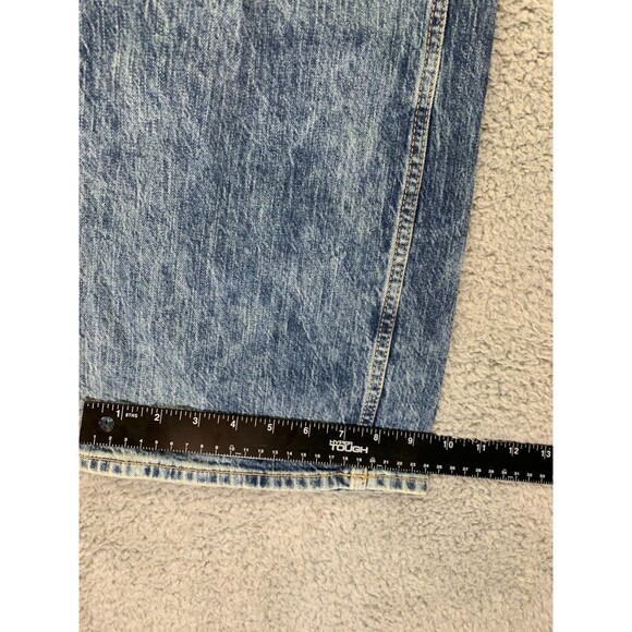 GAP Women’s Vintage Flare High Rise Unique Blue Wash Distress Jeans 30 / 10R - Picture 6 of 13